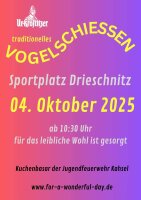 Vogelschießen Drieschnitz 04.10.2025