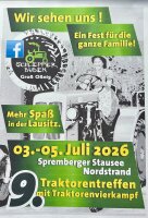 9 Treckertreffen mit Tracktorenvierkampf 03.06.-05.06.2026