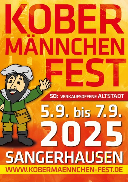 Koberm&auml;nchenfest Sangershausen 05.09.-07.09.2026